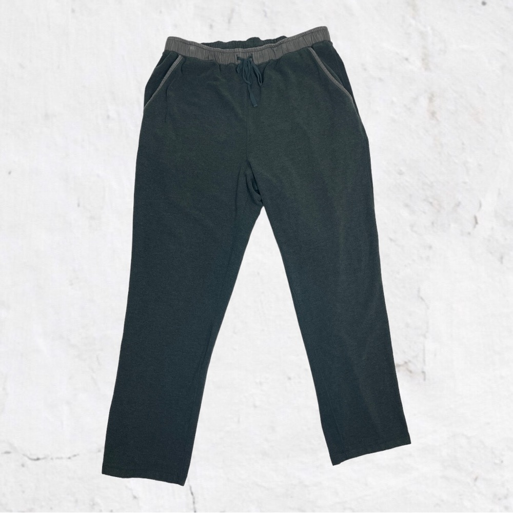 Carbon 2 Cobalt Sweat Pants Size Large Gray W/Pockets Knit Loungers
